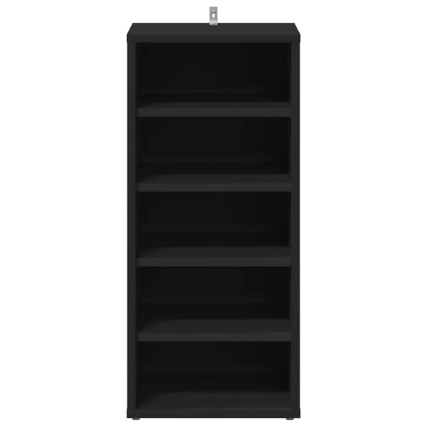 Schuhschrank Schwarz, 5 Fächer