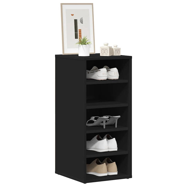 Schuhschränke Schwarz, 2er Set