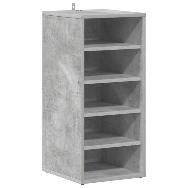 Schuhschrank Betongrau Holz 70cm