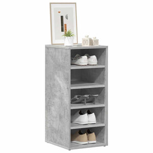 Schuhschrank Betongrau Holz 70cm
