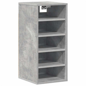 Schuhschrank Betongrau Holz 70cm