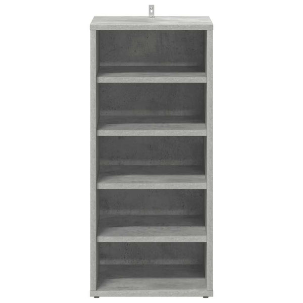 Schuhschrank Betongrau Holz 70cm