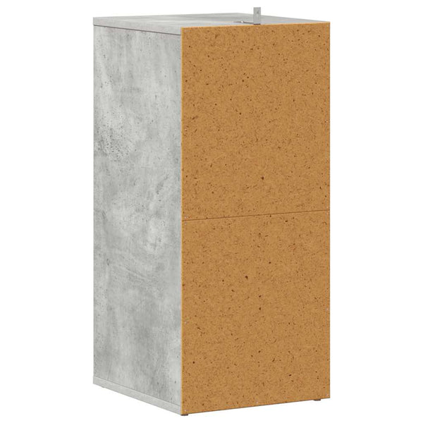 Schuhschrank Betongrau Holz 70cm
