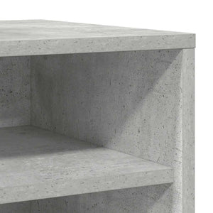 Schuhschrank Betongrau Holz 70cm