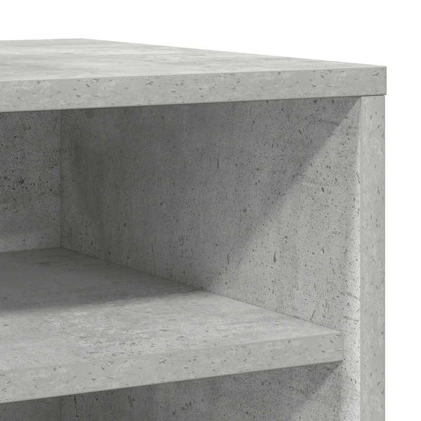 Schuhschrank Betongrau Holz 70cm