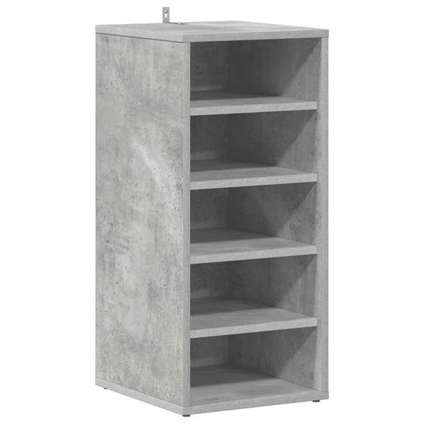 2er-Set Schuhschränke Betongrau