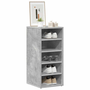 2er-Set Schuhschränke Betongrau