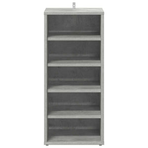 2er-Set Schuhschränke Betongrau