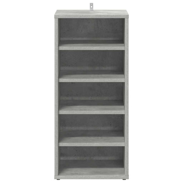2er-Set Schuhschränke Betongrau