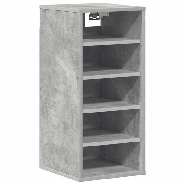 2er-Set Schuhschränke Betongrau