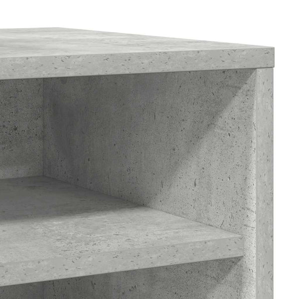 2er-Set Schuhschränke Betongrau