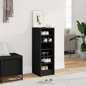 Schuhschrank Schwarz 90cm