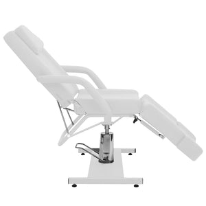vidaXL Chaise de beauté en similicuir blanc 180x62x78 cm