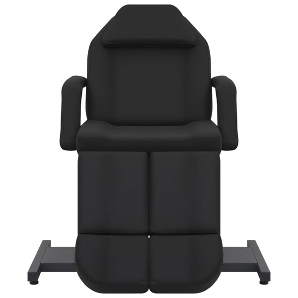Kosmetikstuhl Kunstleder Schwarz 180x62x78 cm