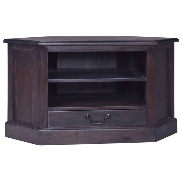 Eck TV Schrank aus Mahagoni 80cm