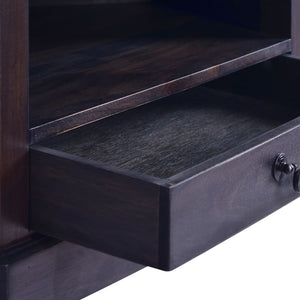 Eck TV Schrank aus Mahagoni 80cm