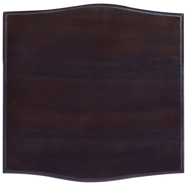 Nachttisch Hellschwarz Mahagoni 40x40x45 cm