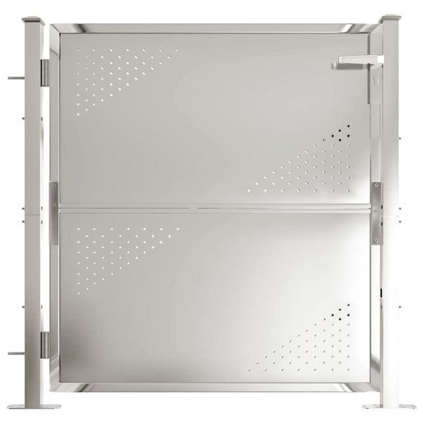 Gartentor 100x100 cm Edelstahl