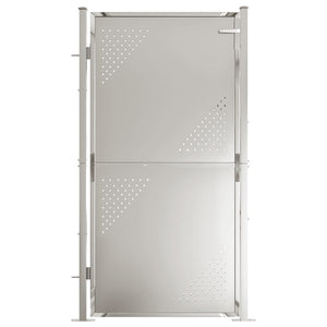 vidaXL Portail de jardin 100 x 175 cm en acier inoxydable