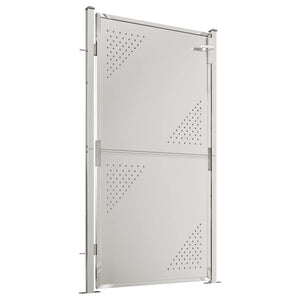 vidaXL Portail de jardin 100 x 175 cm en acier inoxydable