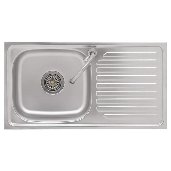Camping-Spüle mit Wasserhahn Edelstahl