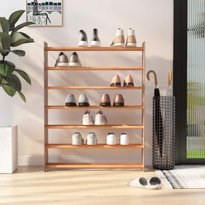 Schuhregal Braun Holz 90x117 cm