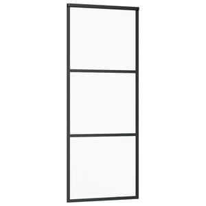 Schiebetür mit Beschlag ESG-Glas & Aluminium 76x205 cm
