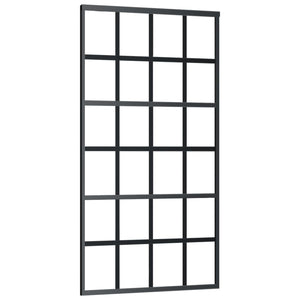 Schiebetür mit Beschlag ESG-Glas & Aluminium 102x205 cm