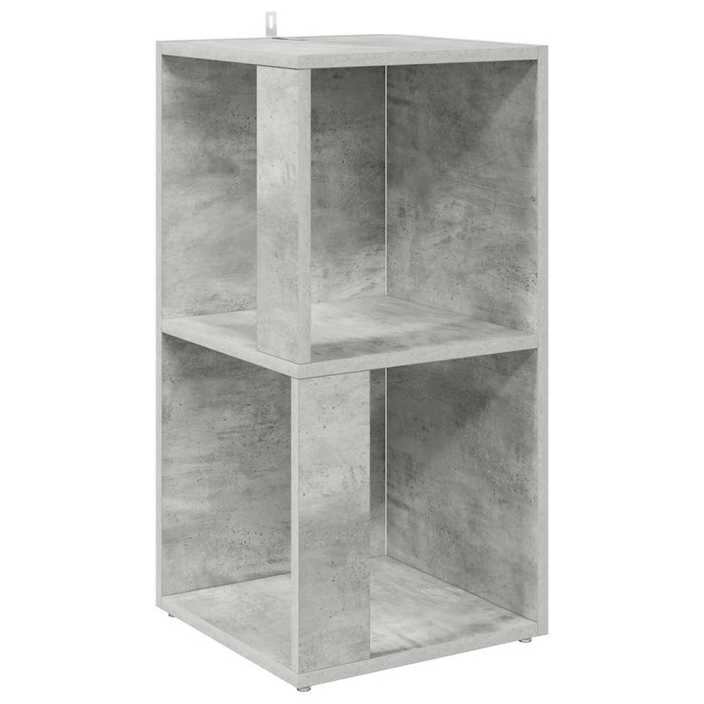 Eckregal Betongrau 33x33x67 cm