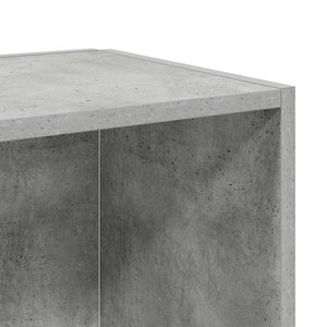 Eckregal Betongrau 33x33x67 cm