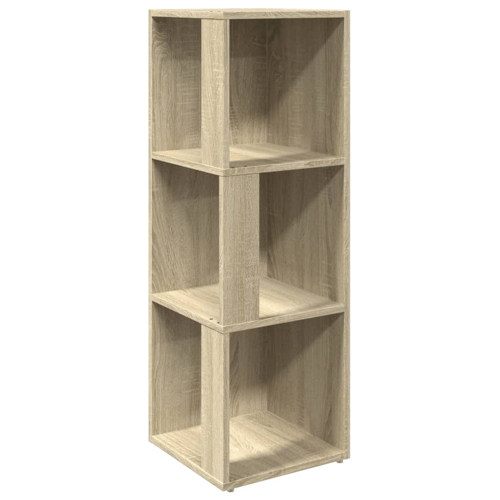 Eckregal Sonoma Eiche 33x33x100 cm