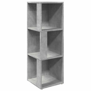Eckregal Betongrau 33x33x100 cm