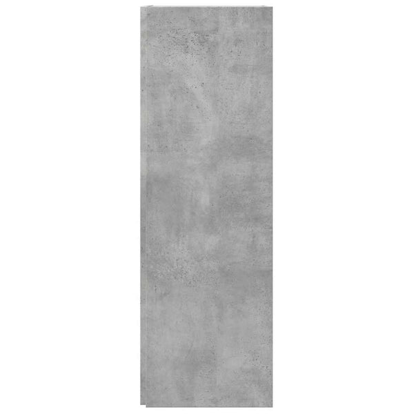 Eckregal Betongrau 33x33x100 cm