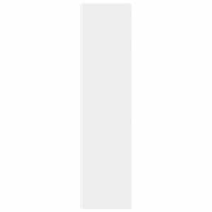Weißes Eckregal, 132 cm hoch