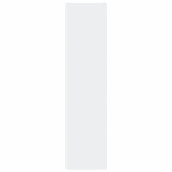 Weißes Eckregal, 132 cm hoch