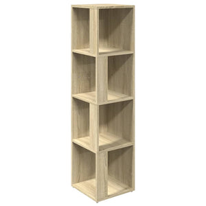 Eckregal Sonoma Eiche 33x33x132 cm