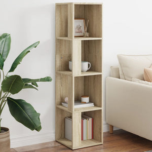 Eckregal Sonoma Eiche 33x33x132 cm