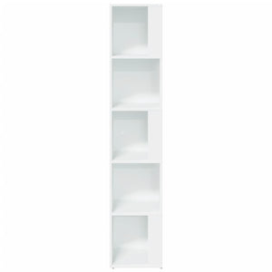 Weißes Eckregal, 164,5 cm Hoch