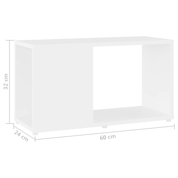 Weißer TV-Schrank 60 cm