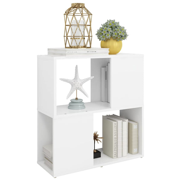 Bücherregal Weiß 60x24x63cm