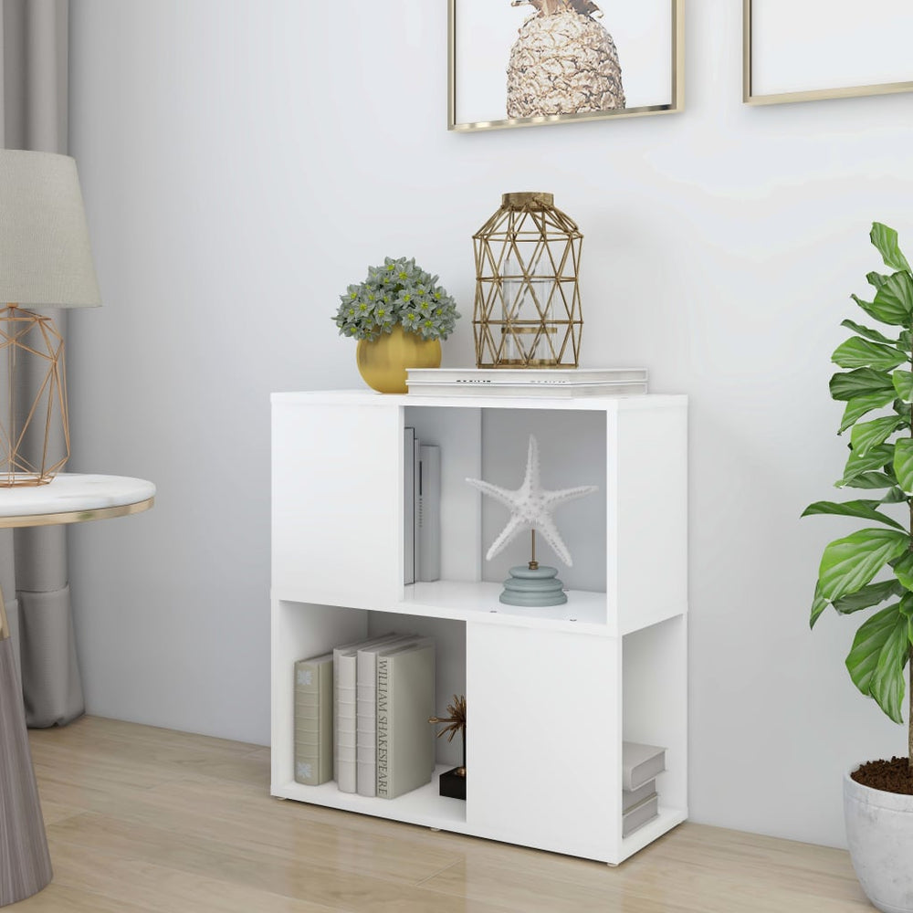 Bücherregal Weiß 60x24x63cm