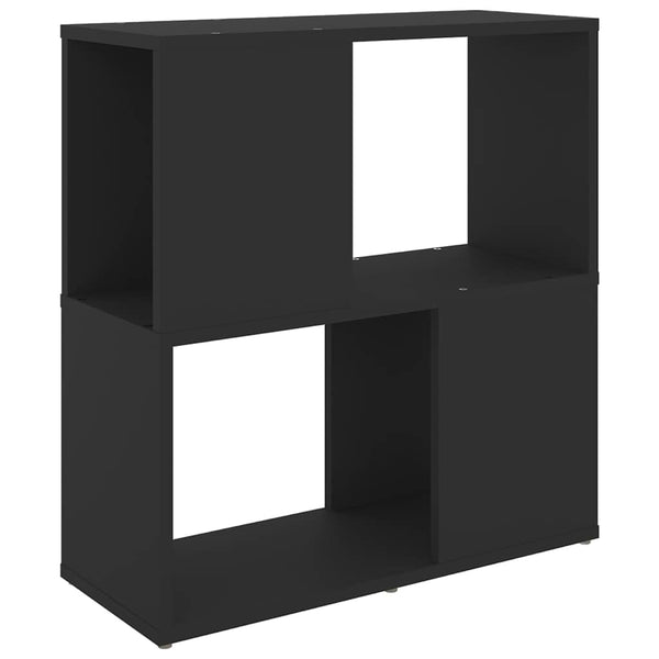 Schwarzes Bücherregal 60 cm