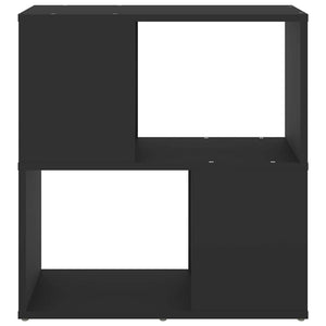 Schwarzes Bücherregal 60 cm