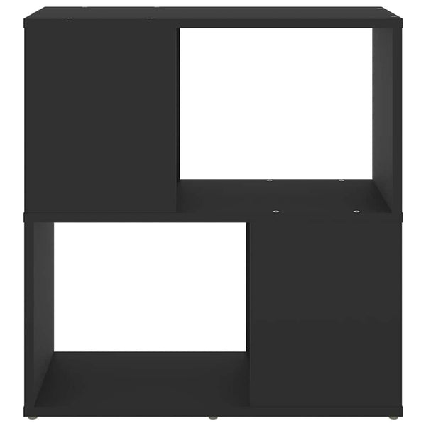 Schwarzes Bücherregal 60 cm