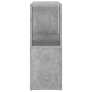 Betongraues Bücherregal, 60 cm