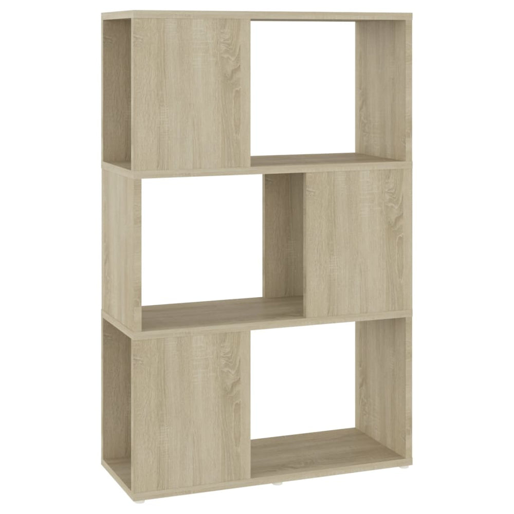 Sonoma-Eiche Bücherregal Raumteiler 60x94 cm