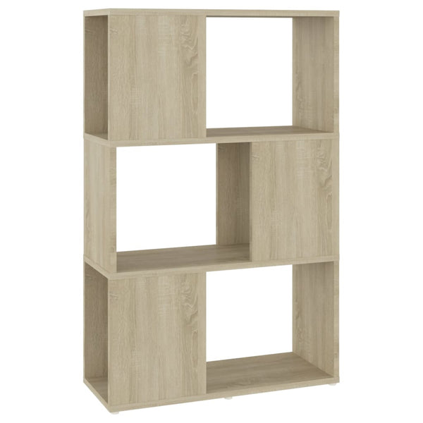 Sonoma-Eiche Bücherregal Raumteiler 60x94 cm
