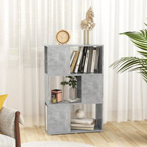 Betongraues Bücherregal Raumteiler 60x94 cm