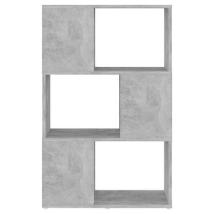 Betongraues Bücherregal Raumteiler 60x94 cm