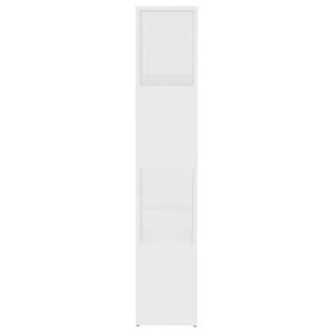 Weißes Bücherregal Raumteiler 60x24x124,5cm